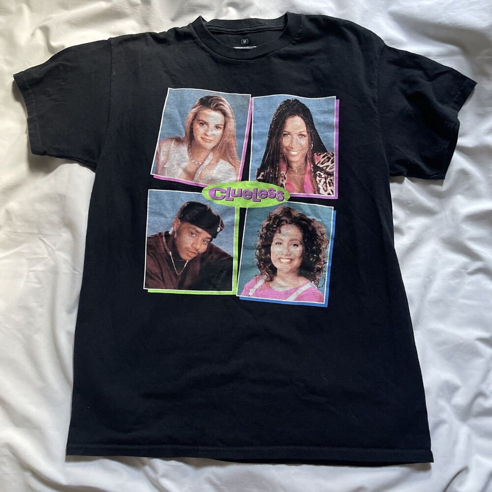 Clueless Graphic T Shirt Size Medium Alicia Silverstone 100% Cotton 2021